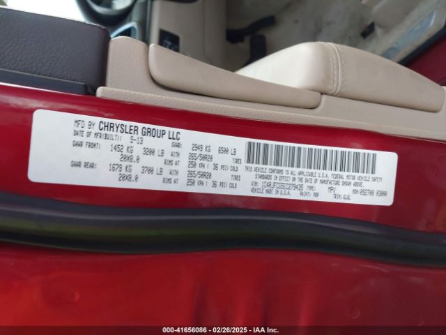 1C4RJFCG5EC279435 Jeep Grand Cherokee Overland