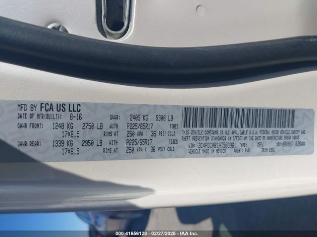 3C4PDCAB1HT503961 Dodge JOURNEY SE