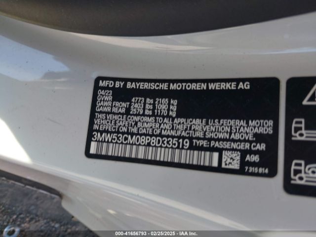 3MW53CM08P8D33519 BMW M240 I Xdrive