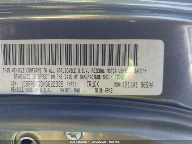 1C6RR6KG3HS622335 RAM 1500 Express  4x2 5'7 Box