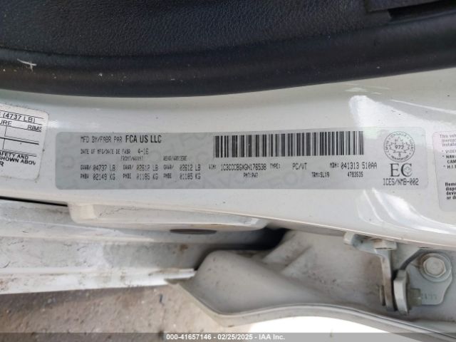 2016 CHRYSLER 200 1C3CCCBGXGN176538 Photo 8