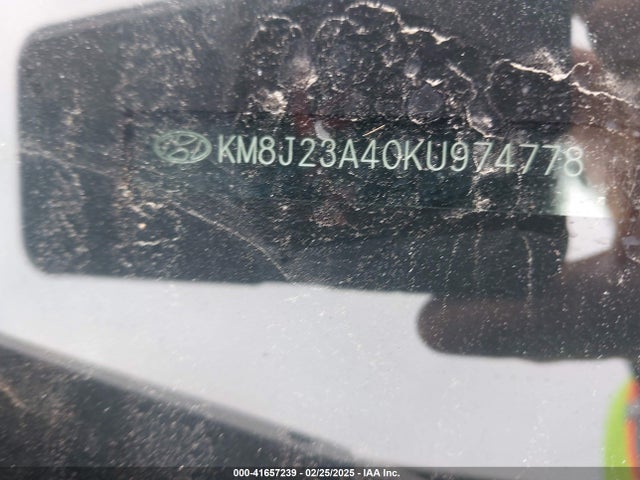 KM8J23A40KU974778 Hyundai TUCSON SE