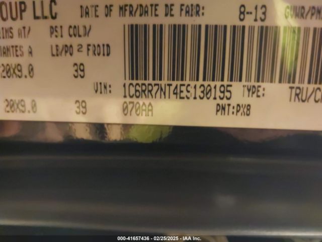 1C6RR7NT4ES130195 RAM 1500 Laramie
