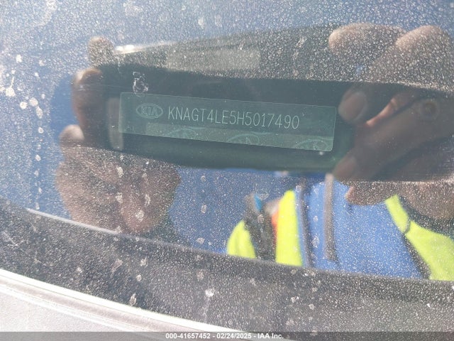 KNAGT4LE5H5017490 KIA OPTIMA HYBRID