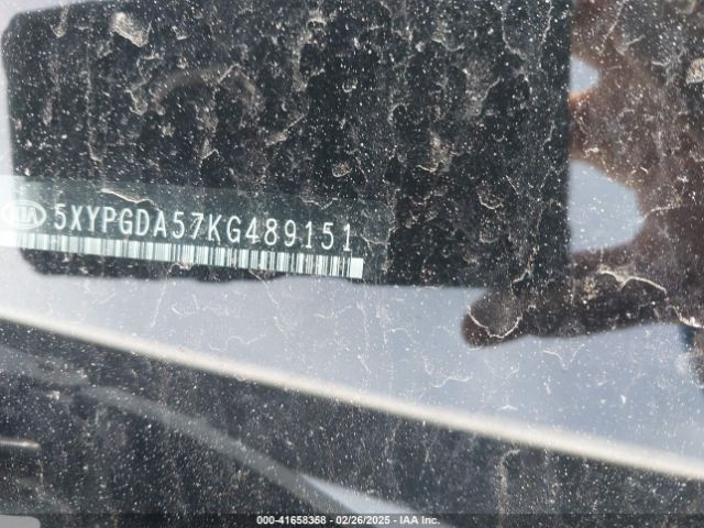 5XYPGDA57KG489151 KIA Sorento 3.3l Lx