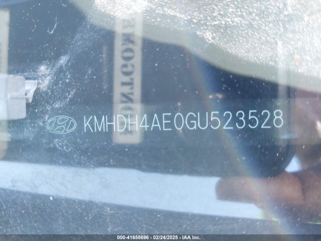 KMHDH4AE0GU523528 Hyundai Elantra Limited