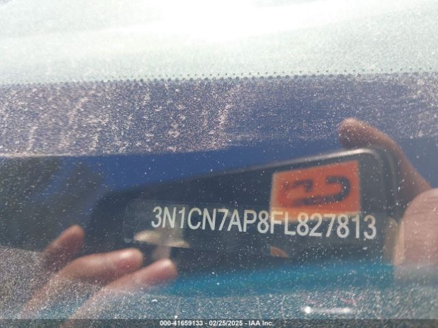 3N1CN7AP8FL827813 Nissan Versa 1.6 Sv