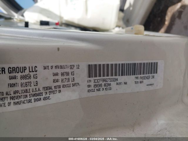 2013 FIAT 500 3C3CFFBR6DT533204 Photo 8