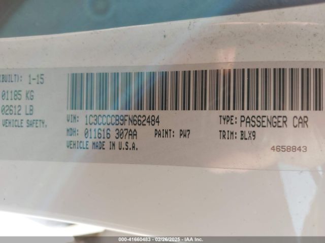 1C3CCCCB9FN662484 Chrysler 200 C