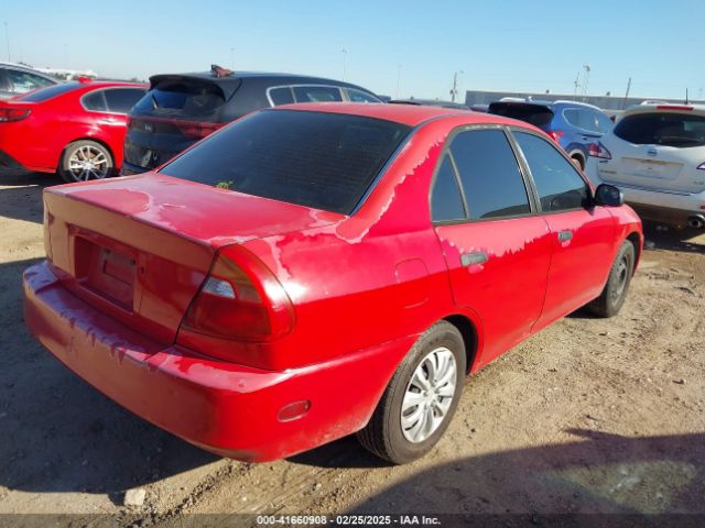 2001 MITSUBISHI MIRAGE JA3AY26CX1U041805 Photo 3