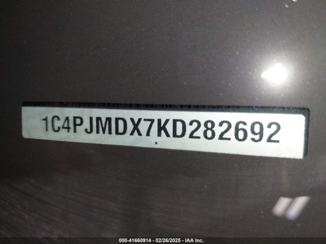 1C4PJMDX7KD282692 Jeep Cherokee Limited 4x4