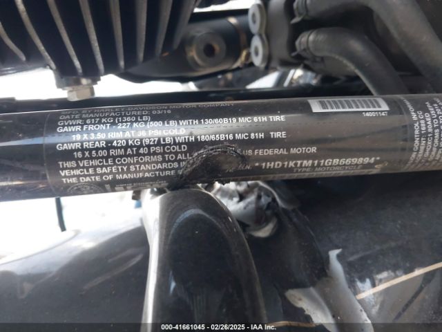 2016 HARLEY-DAVIDSON FLTRXS 1HD1KTM11GB669894 Photo 9
