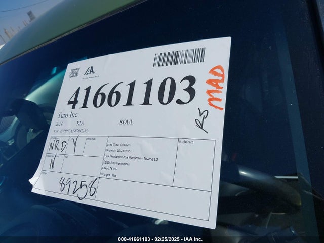 KIA Soul 2014 KNDJN2A29E7042165 Image 13