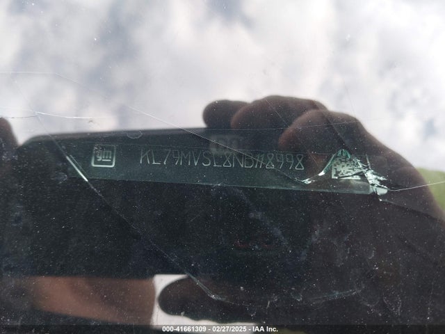 KL79MVSL8NB118998 Chevrolet Trailblazer Fwd Activ