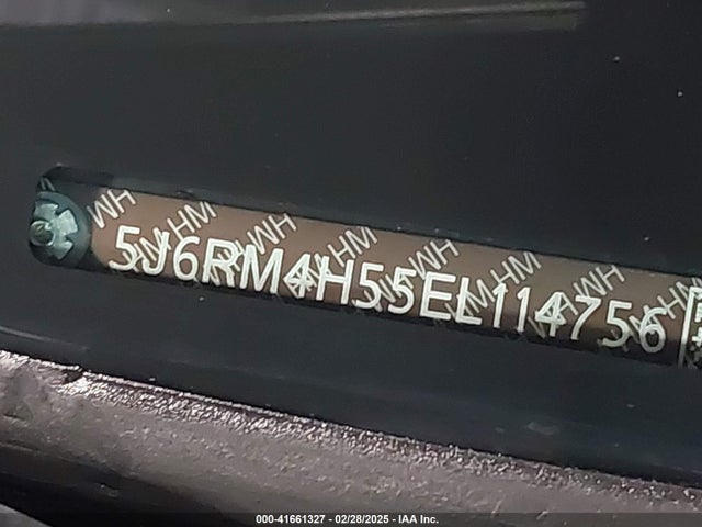 5J6RM4H55EL114756 Honda CR-V EX