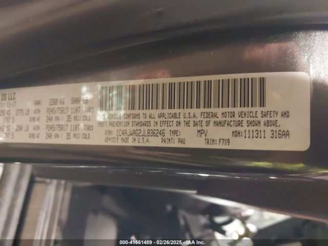 2018 JEEP WRANGLER JK 1C4AJWAG2JL836246 Photo 8
