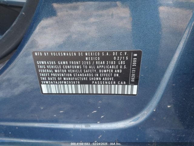 3VW3A7AJ0FM293878 Volkswagen Jetta 2.0l Tdi Se