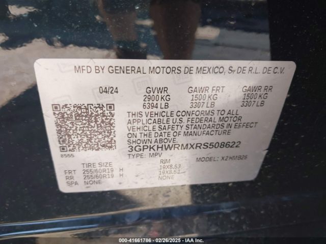 3GPKHWRMXRS508622 Honda Prologue Touring