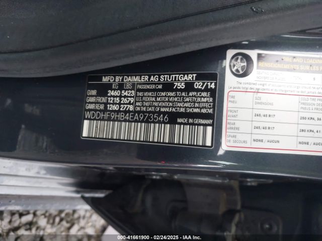 WDDHF9HB4EA973546 Mercedes-Benz E 250 Bluetec 4matic