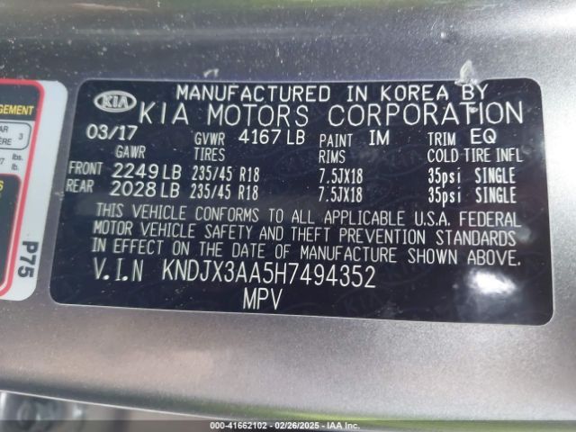 KNDJX3AA5H7494352 KIA Soul !