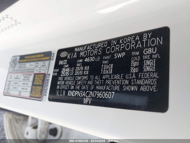 KIA Sportage Ex 2022 KNDPN3AC2N7960607 Image 9
