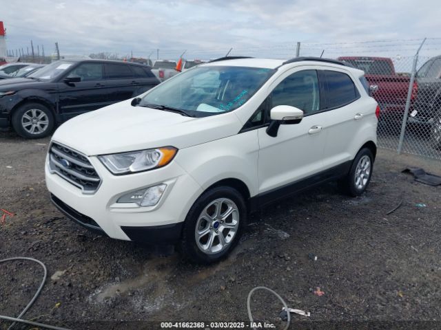 MAJ3S2GE5KC303920 Ford Ecosport Se