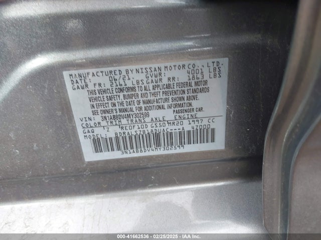 Nissan Sentra Sr Xtronic Cvt 2021 3N1AB8DV4MY302599 Image 9