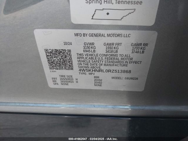 4W5KHNRL0RZ513868 Acura Zdx A-spec