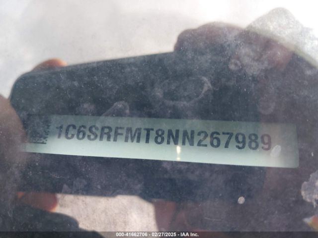 1C6SRFMT8NN267989 RAM 1500 Big Horn  4x4 6'4 Box