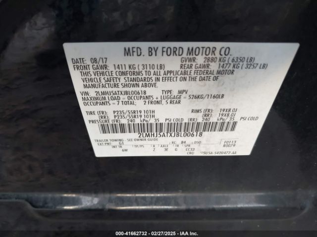 2LMHJ5ATXJBL00618 Lincoln Mkt Reserve