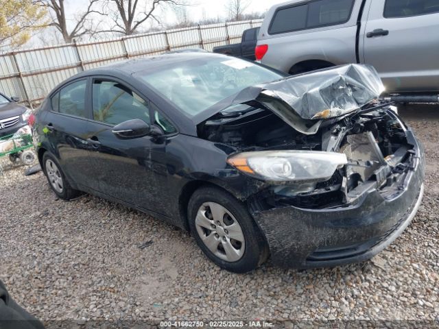 KNAFX4A60G5556660 KIA FORTE LX