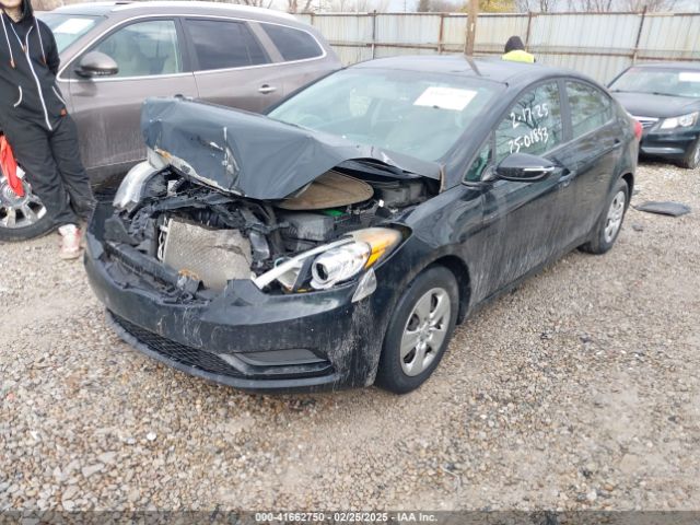 KNAFX4A60G5556660 KIA FORTE LX