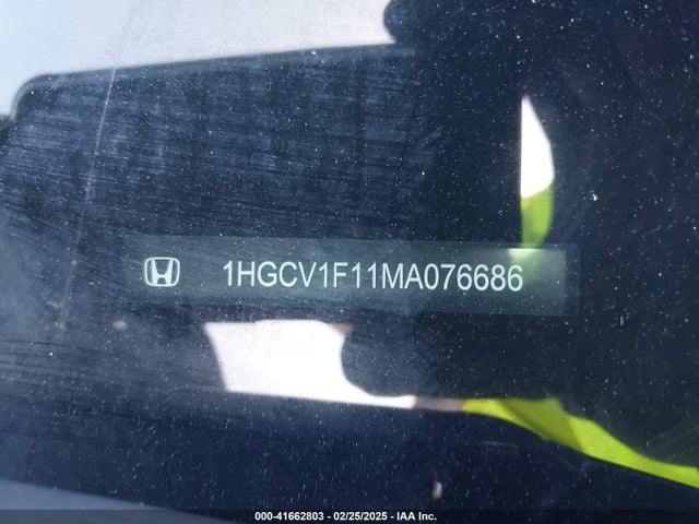 1HGCV1F11MA076686 Honda ACCORD LX