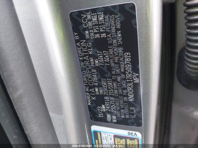 KNDCR3L17R5097819 KIA Niro Ev Wind