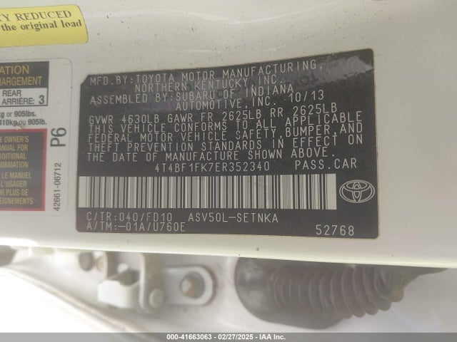Toyota CAMRY LE 2014 4T4BF1FK7ER352340 Image 9