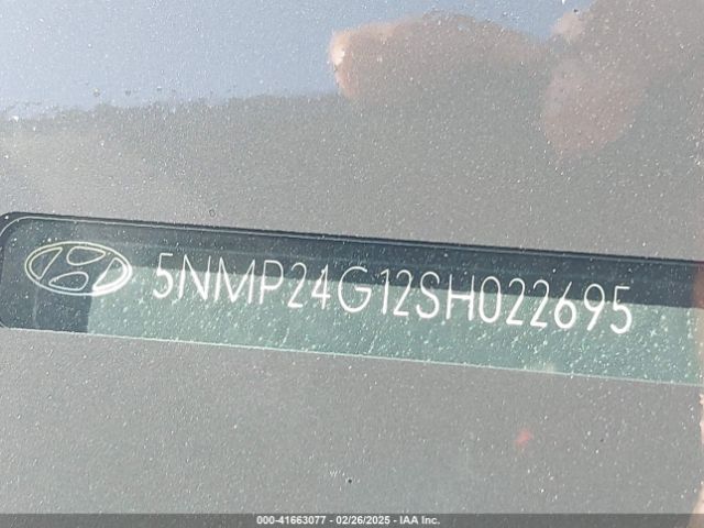 5NMP24G12SH022695 Hyundai Santa Fe Hybrid Sel
