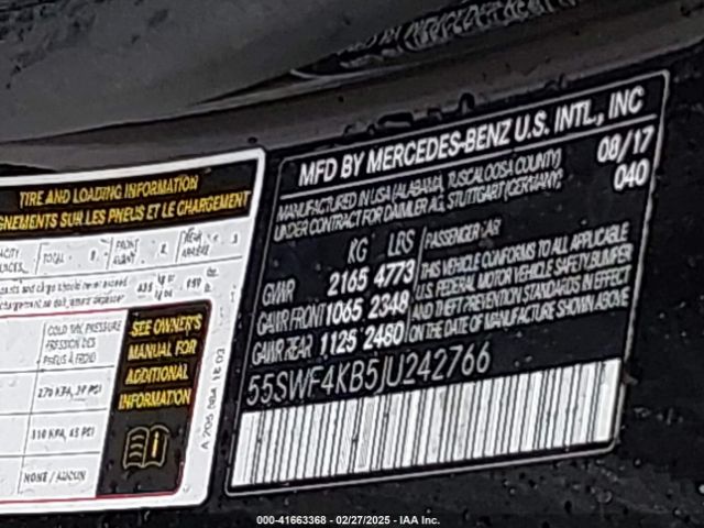 2018 MERCEDES-BENZ C 300 55SWF4KB5JU242766 Photo 8
