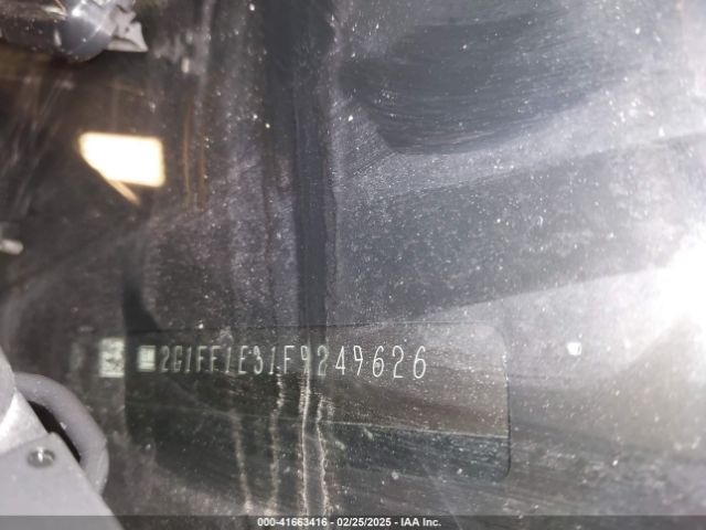 2G1FF1E31F9249626 Chevrolet Camaro 2lt