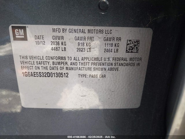 2013 CADILLAC ATS 1G6AE5S32D0130512 Photo 8