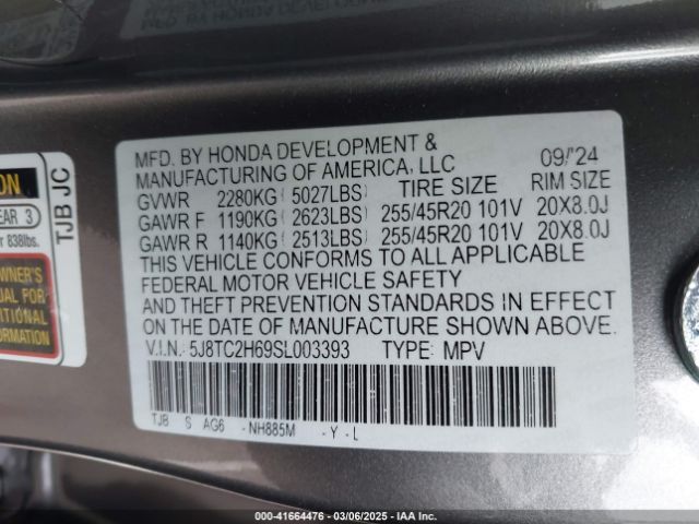 2025 ACURA RDX 5J8TC2H69SL003393 Photo 8