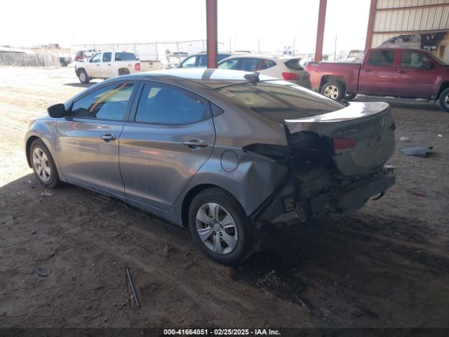 KMHDH4AEXGU635141 Hyundai ELANTRA SE