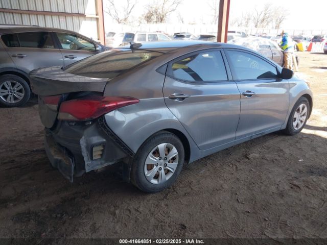 KMHDH4AEXGU635141 Hyundai ELANTRA SE