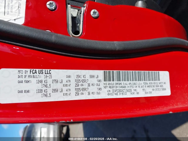 3C4PDDBGXGT150229 Dodge Journey Sxt