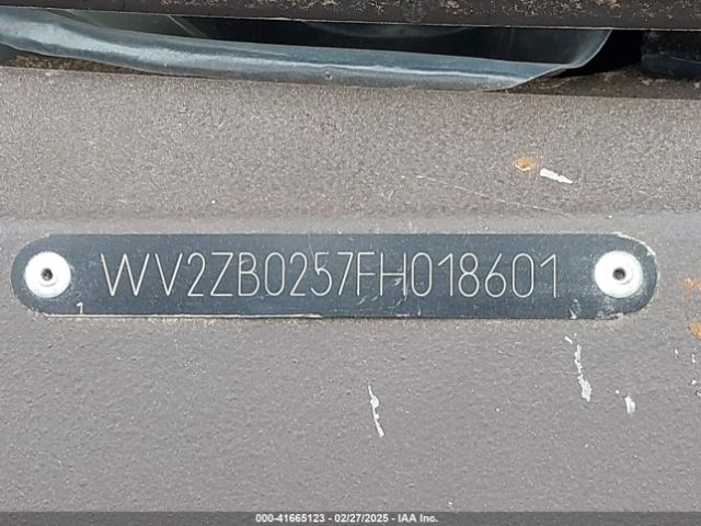 1985 VOLKSWAGEN VANAGON WV2ZB0257FH018601 Photo 8