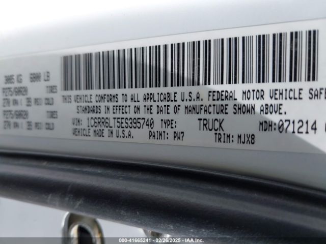 1C6RR6LT5ES395740 RAM 1500 Lone Star