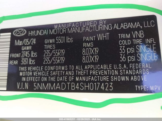 5NMMADTB4SH017423 Genesis Gv70 2.5t Awd