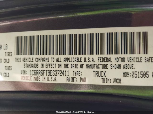 1C6RR6FT9ES372411 RAM 1500 Express
