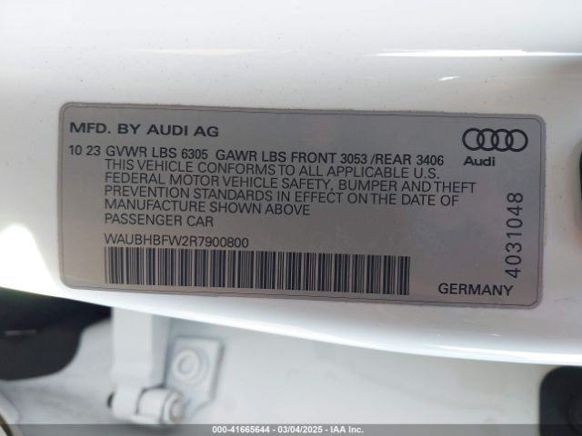 2024 AUDI RS E-TRON GT WAUBHBFW2R7900800 Photo 8