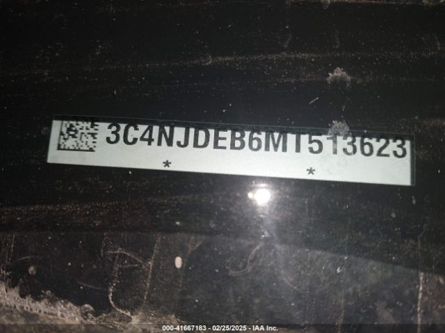 3C4NJDEB6MT513623 Jeep Compass 80th Anniversary 4x4