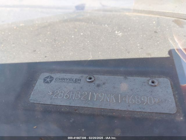 1992 DODGE RAM VAN 2B6HB21Y9NK146890 Photo 8